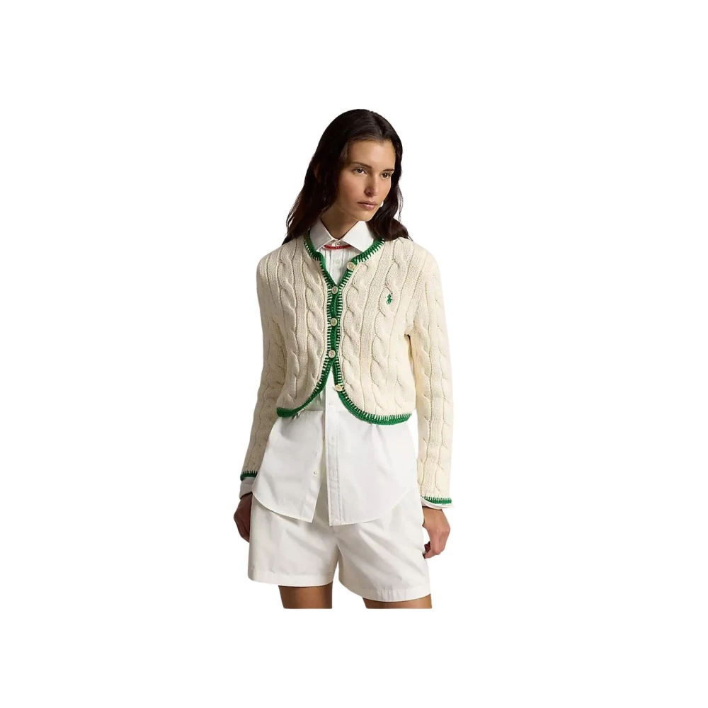 Polo Ralph Lauren Women's Beige Cardigans, L, Vesta Cardigan