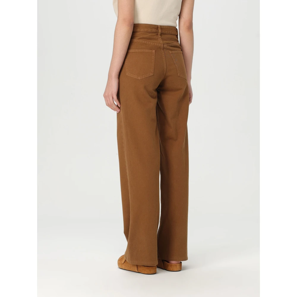 A.p.c. Slim Fit Elisabeth Denim Jeans Brown Dames