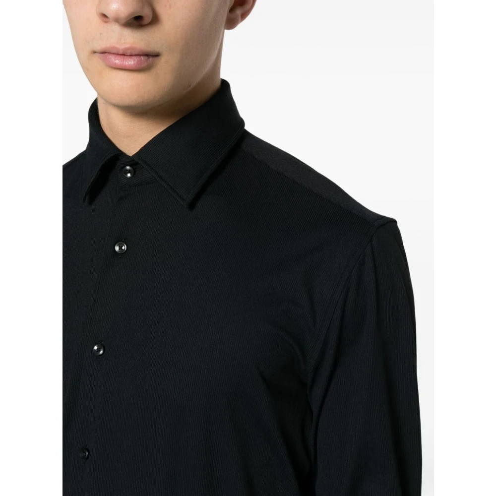 Hugo Boss Stijlvol Overhemd Black Heren
