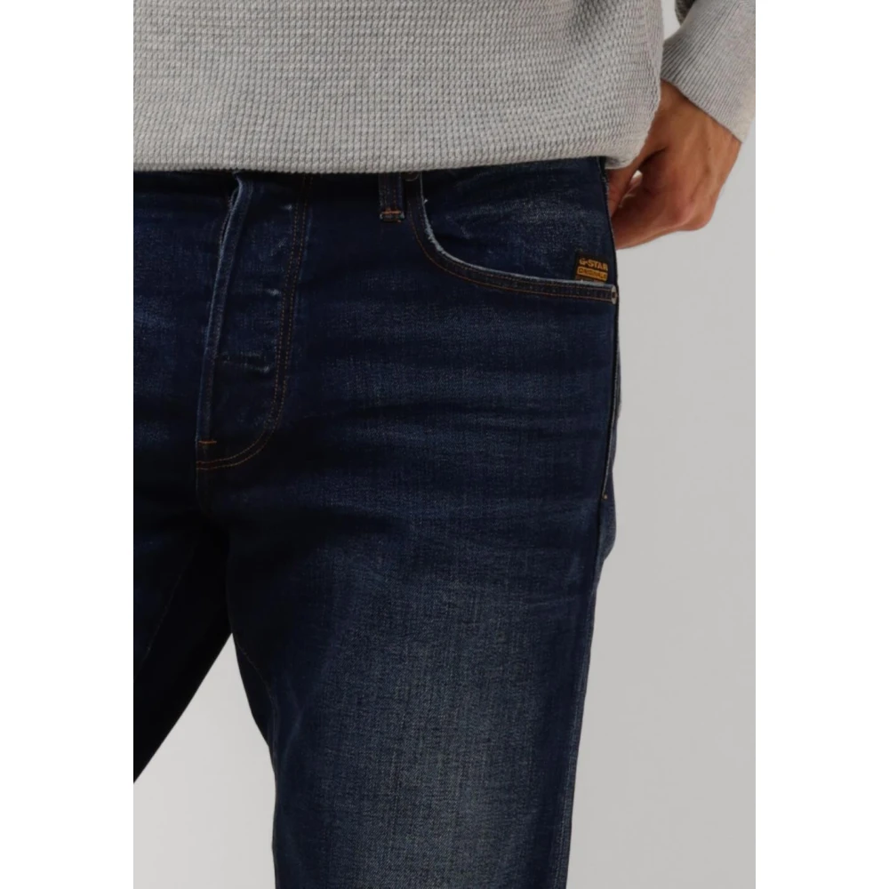 G-Star Slim Fit Jeans 3301 Slim Blauw Blue Heren
