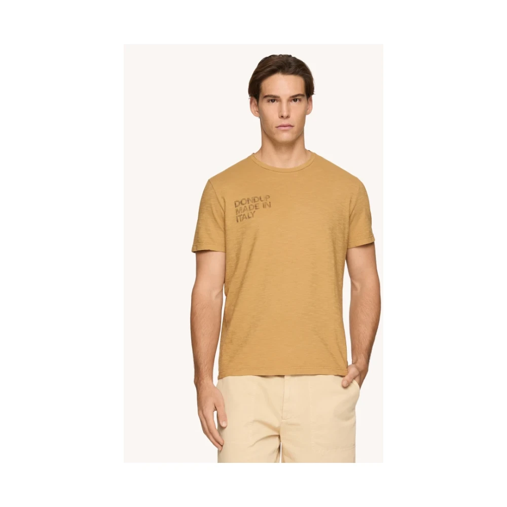 Dondup - Tops > T-Shirts - Brown - Dondup - Modalova