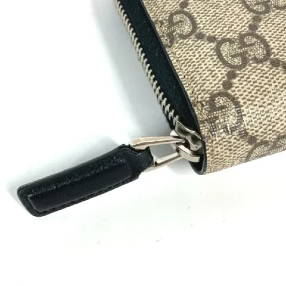 Gucci Vintage Pre-owned Canvas wallets Beige Dames