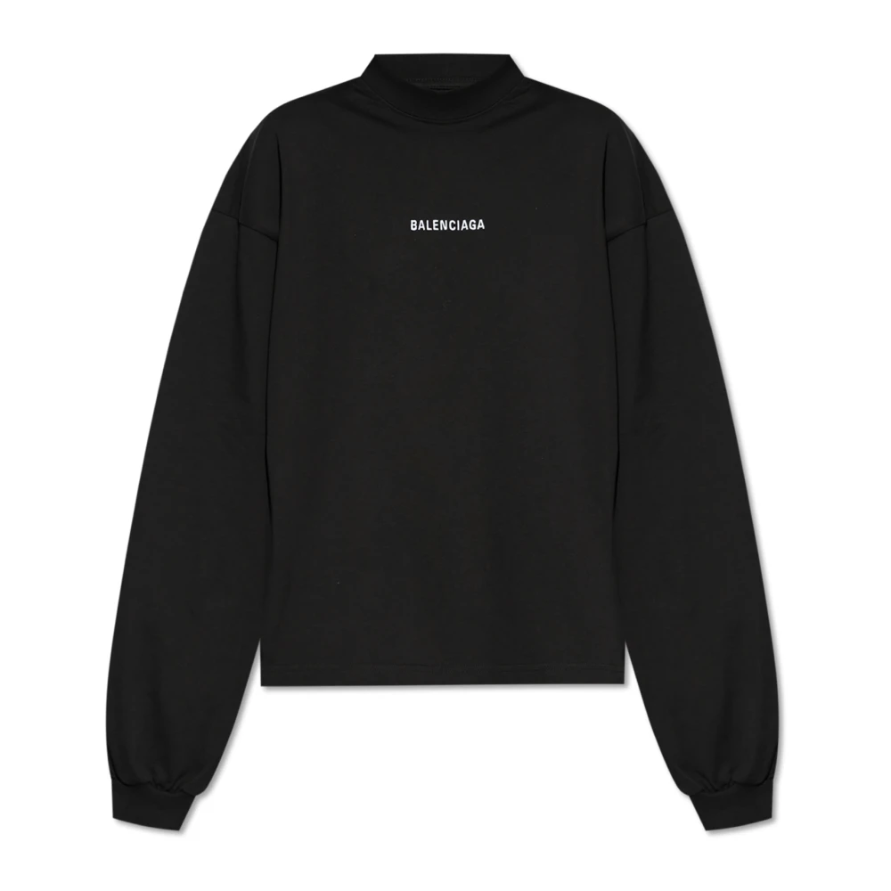 Balenciaga Långärmad T-shirt Black, Dam