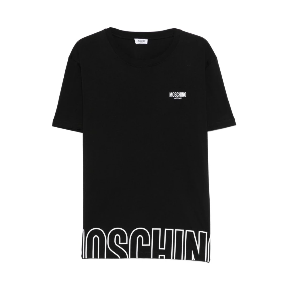 Moschino Hombre Negro Camisetas, Talla: S
