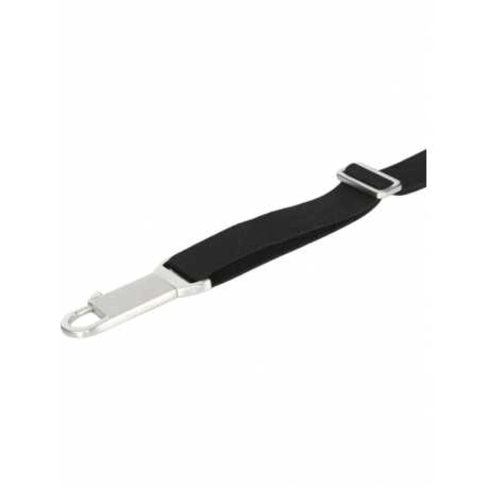 Rick Owens Zwarte leren heuptas van met zakken met ritssluiting Black Unisex