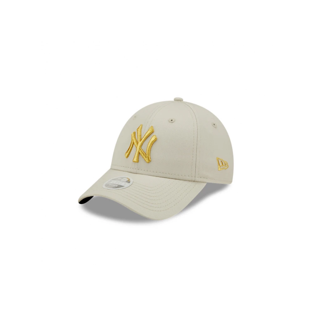 New Era Unisex Beige Hats & Caps, One Size, Trucker Cap With Yankees Logo
