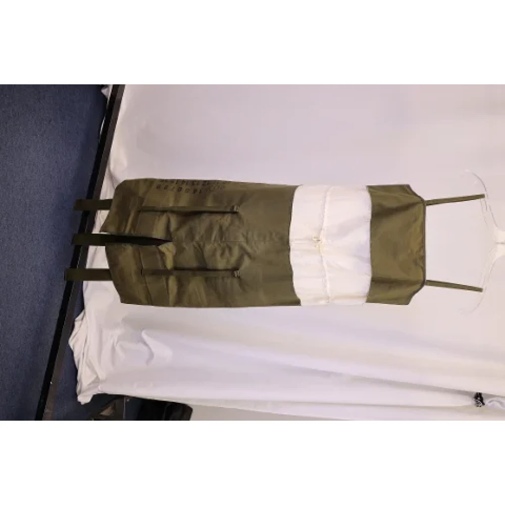 Maison Margiela Pre-owned Cotton dresses Green Dames