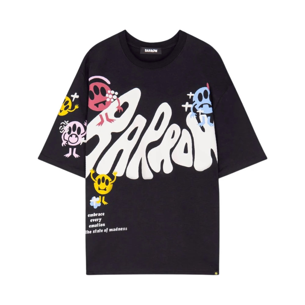 Barrow Casual T-Shirt en Polo Collectie Black Heren