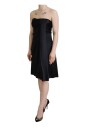 robe-mini-sans-manches-en-soie-noire