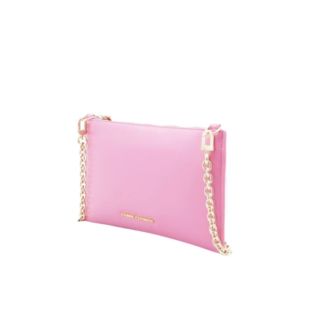 Chiara Ferragni Collection Elegante Grote Clutch voor Vrouwen Pink Dames