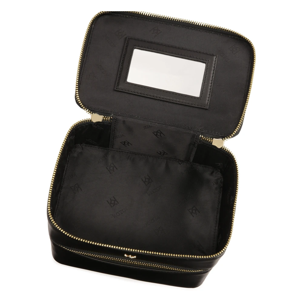 Kazar Twee compartimenten cosmetische tas in de vorm van een koffer Black Dames