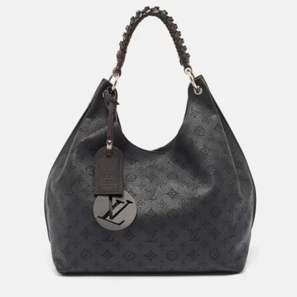 Louis Vuitton Vintage Pre-owned Leather handbags Black Dames
