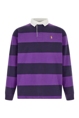 Big Fit Striped Jersey Rugby Shirt