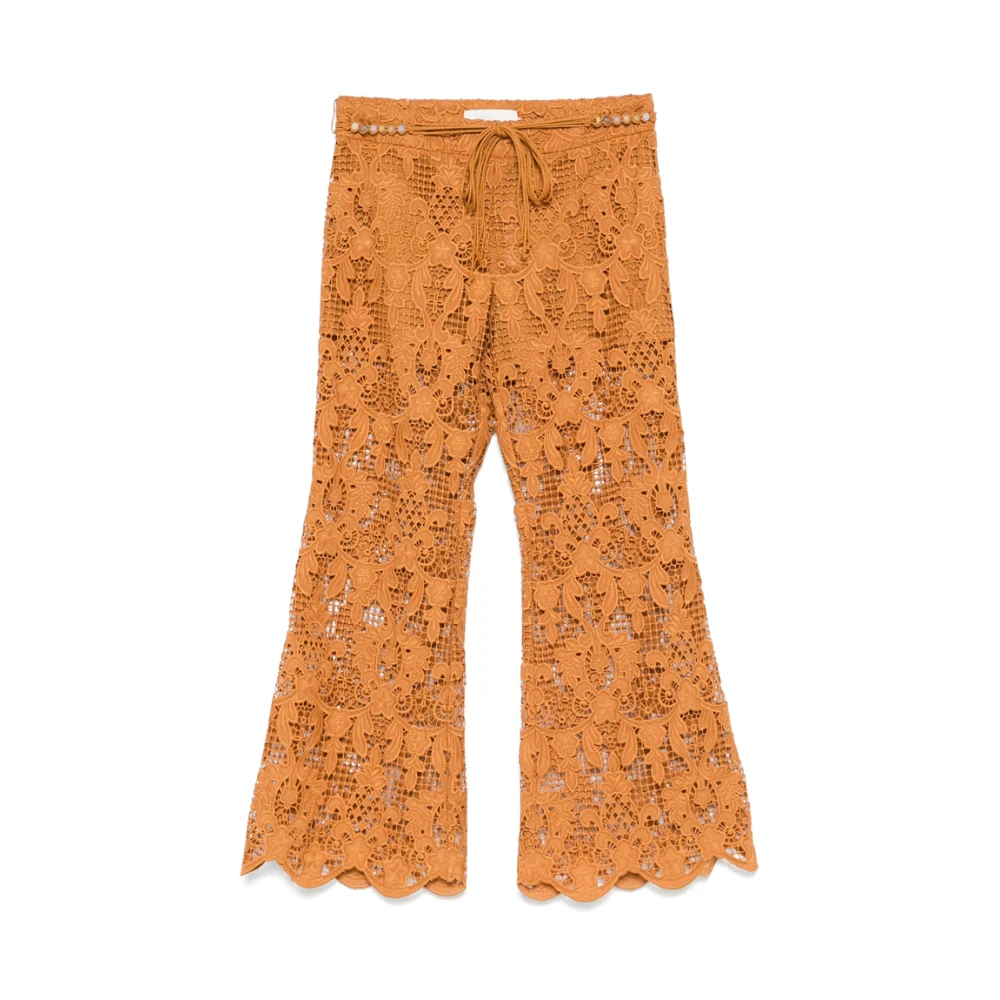 Trousers > Wide Trousers - - Zimmermann - Modalova