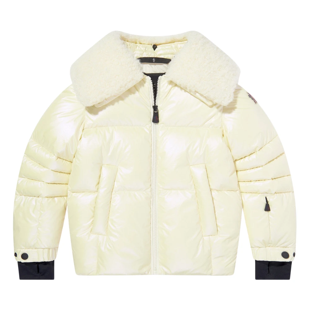 Moncler Yellow Winter Jackets, Male, 10 Y, Jeita Down Padded Jacket