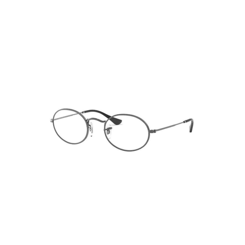 Ray-Ban Unisex Gunmetal Oval Metal Eyeglasses Online - Full Rim - Rb3547v - Image 4