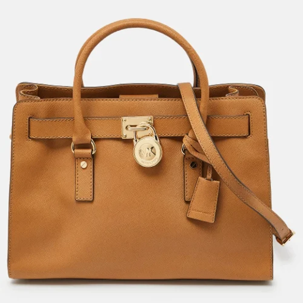 Michael Kors Pre-owned Leather totes Beige Dames