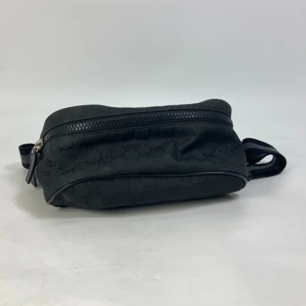 Gucci Vintage Pre-owned Canvas gucci-bags Black Heren