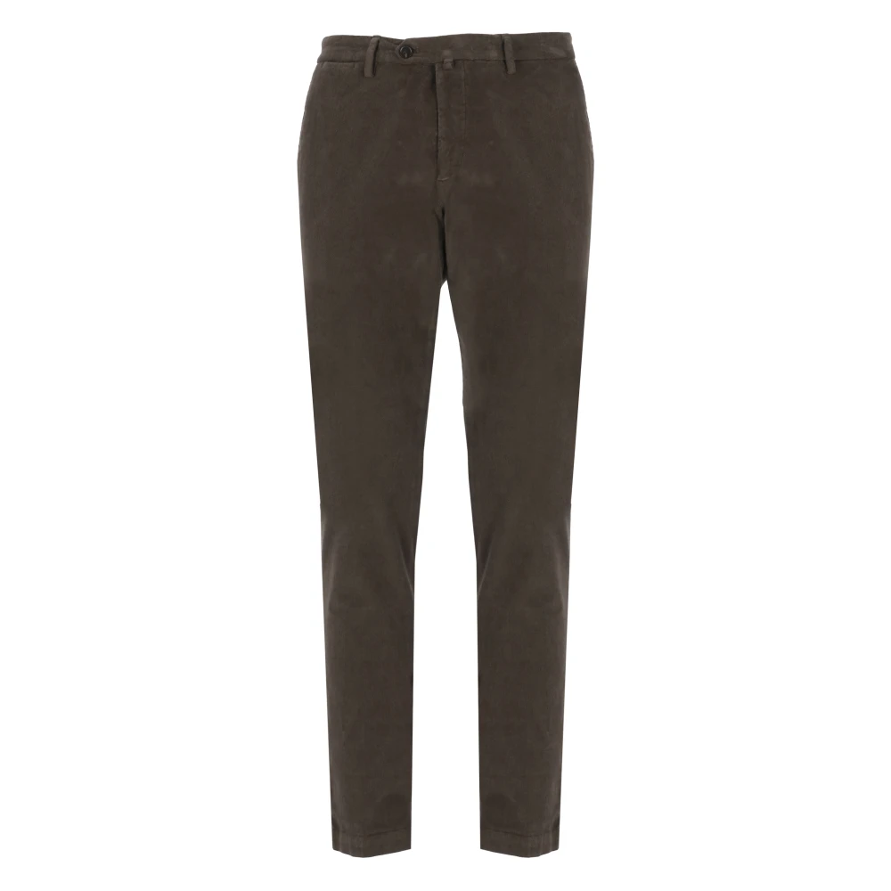 Briglia Brun Corduroy Byxor med Fickor Brown, Herr