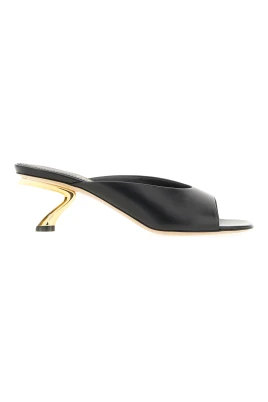 Skulptural Klack Mules