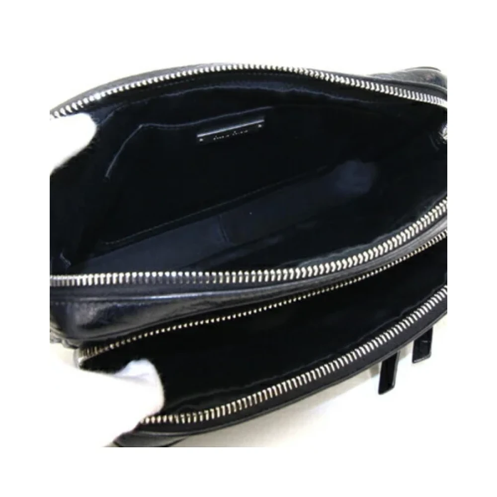 Miu Pre-owned Leather shoulder-bags Black Dames