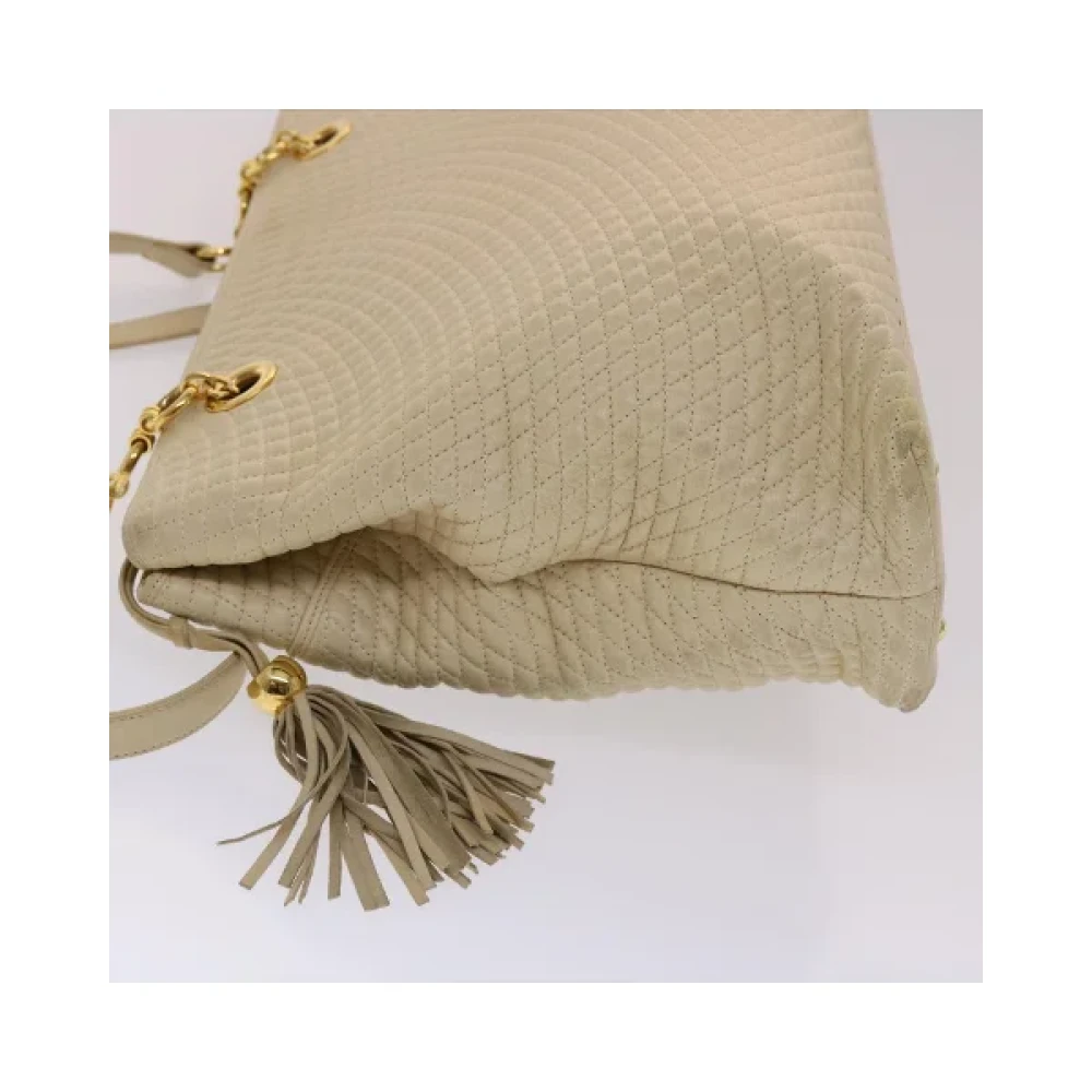 Bally Pre-owned Leather shoulder-bags Beige Dames