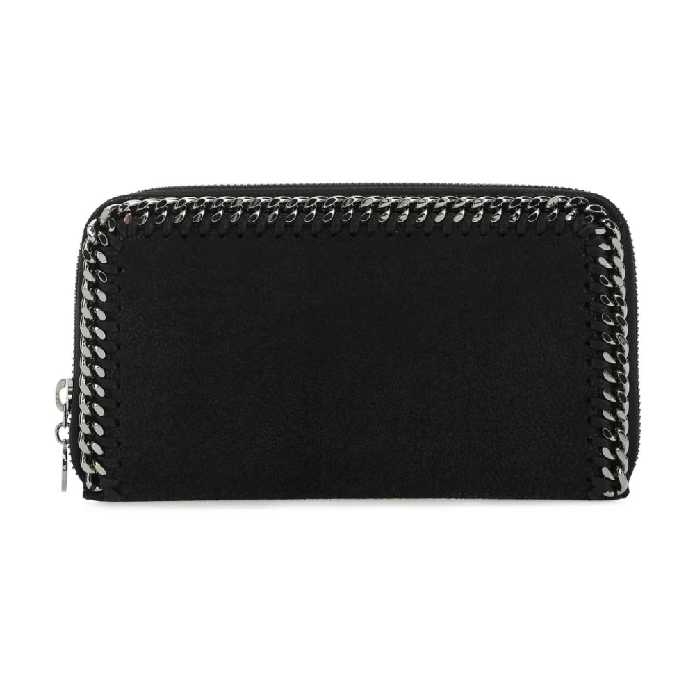 Stella Mccartney Women's Black Shaggy Deer Falabella Wallet