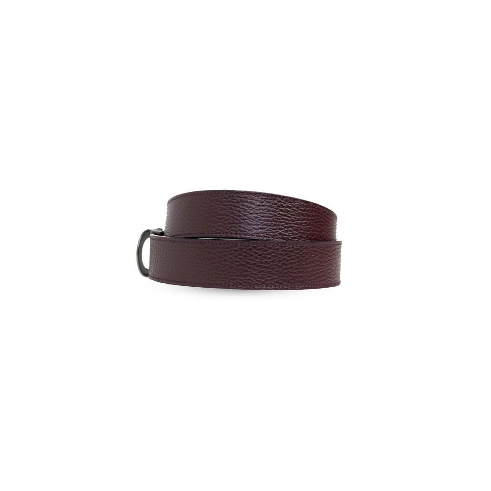 Salvatore Ferragamo Omkeerbare riem Brown Heren