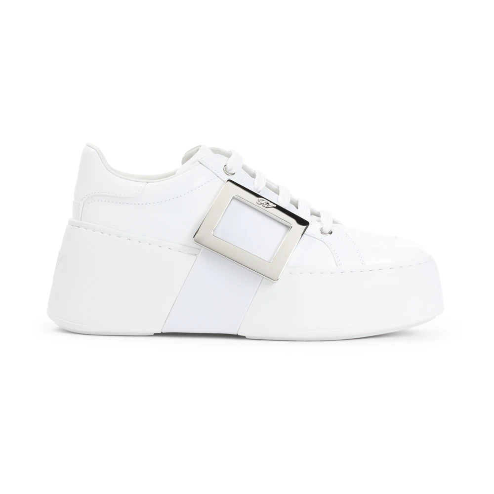 Roger Vivier Witte Sneakers Luxe Stijlvol Comfort Dames Schoenen