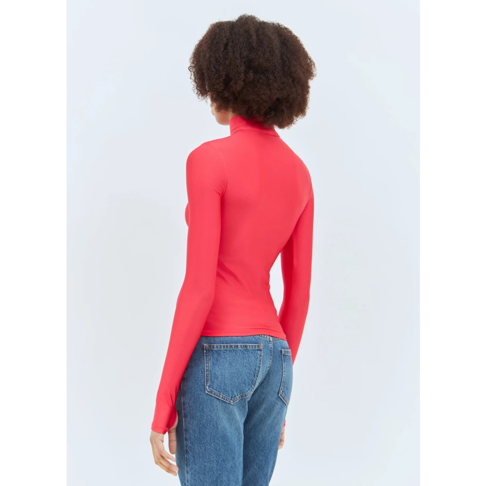 Coperni Top met hoge hals en logo Red Dames
