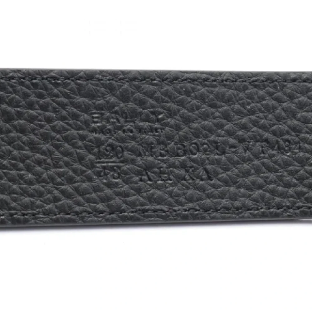 Bally Pre-owned Leather belts Black Heren