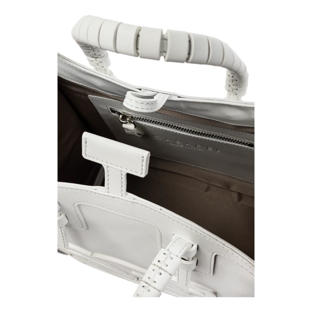 Casadei Tas Beaurivage Mini type shopper White Dames