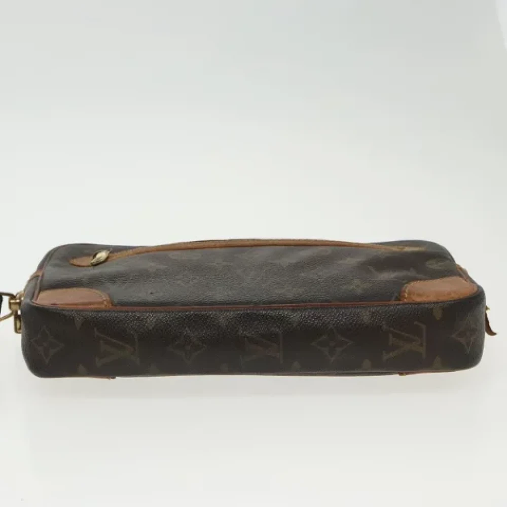 Louis Vuitton Vintage Pre-owned Canvas clutches Brown Dames