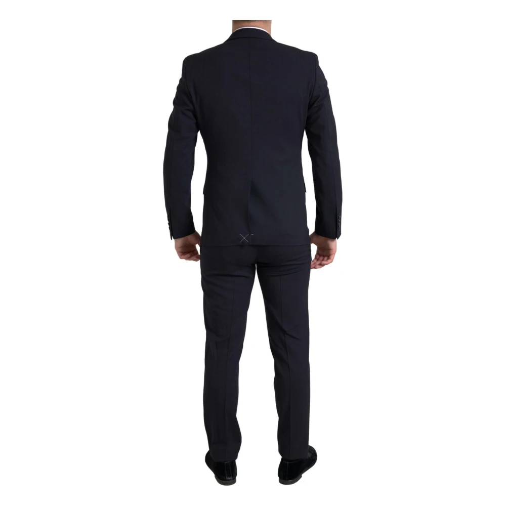 Dolce & Gabbana Single Breasted Suits Blue Heren