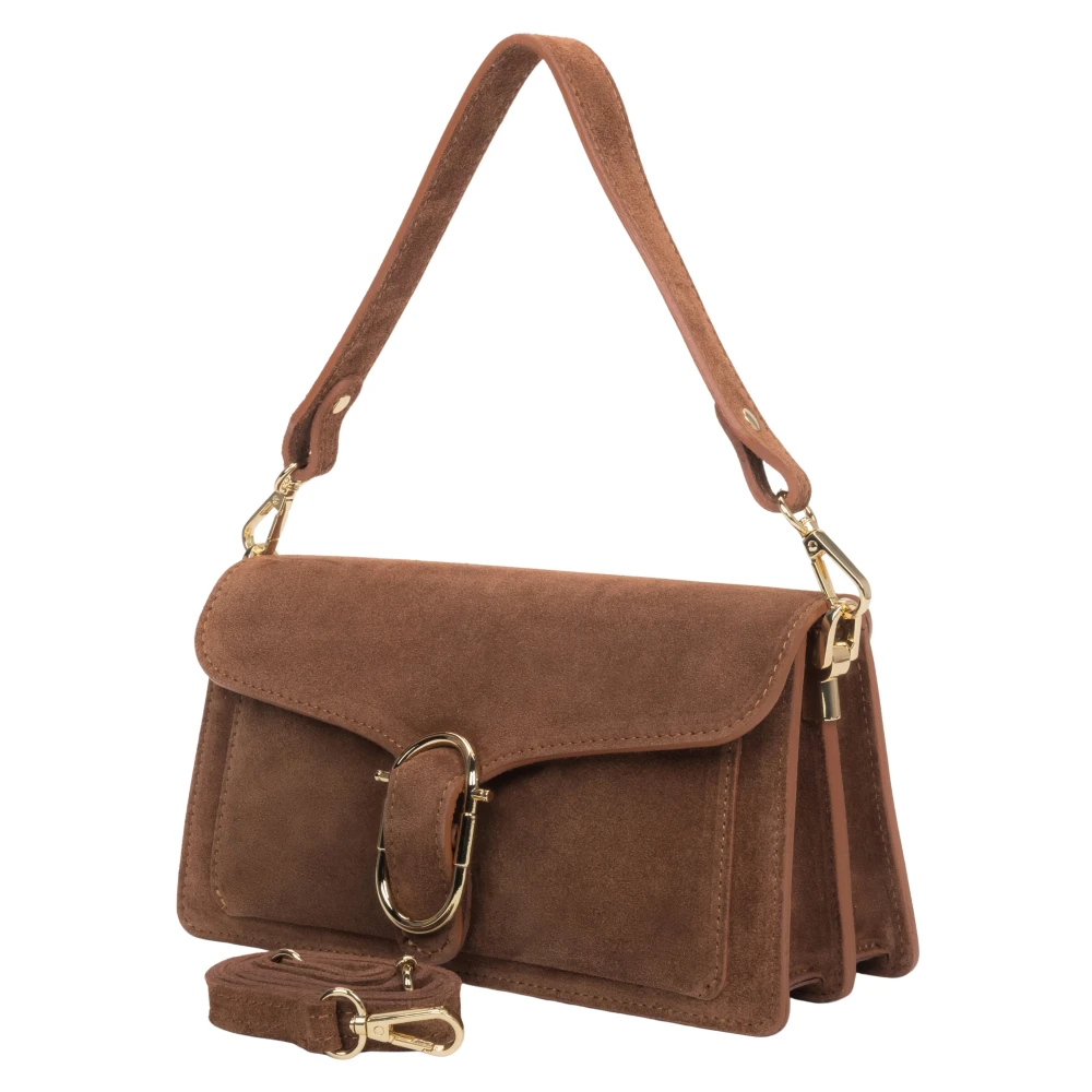 Estro Women's Brown Small Shoulder Bag - Shoulder Bags - One Size - Bags