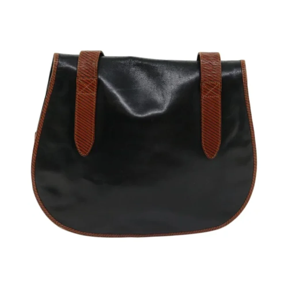 Valentino Vintage Pre-owned Leather shoulder-bags Black Dames