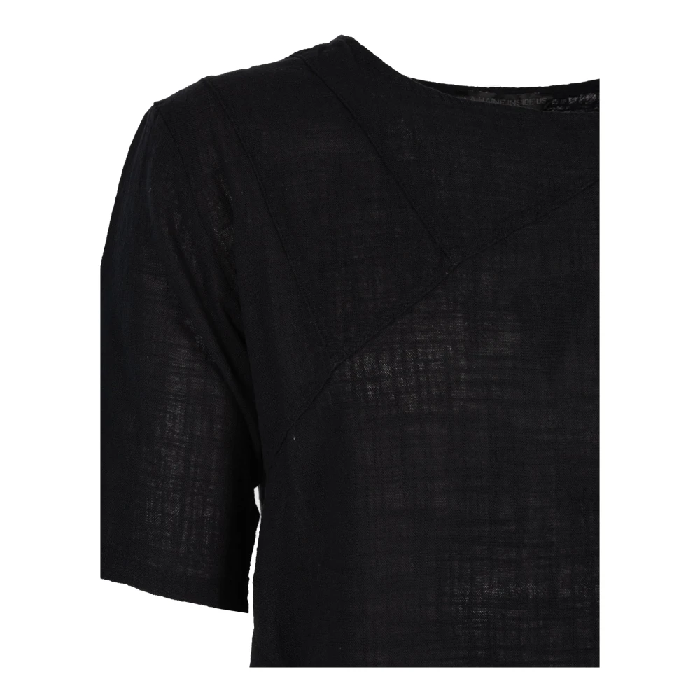 La Haine Inside Us Elegante Ronde Hals T-shirt Black Dames