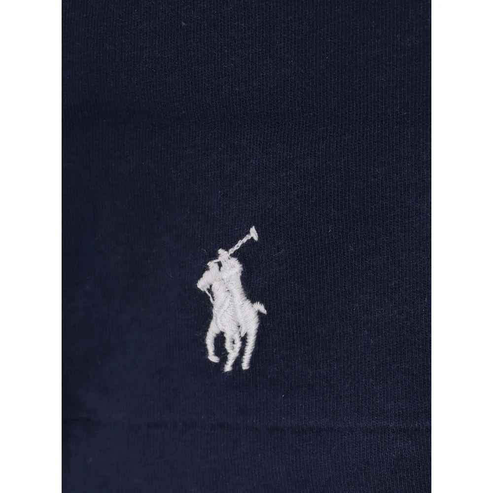Polo Ralph Lauren Klassiek Logo Print Katoenen T-Shirt Blue Heren