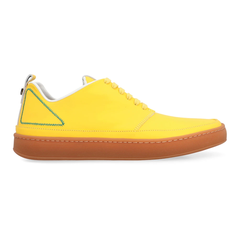 Volta Lage sneakers met ronde neus Dames Schoenen Geel
