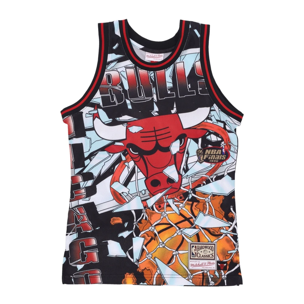 Mitchell & Ness Men's Multicolor Training, L, Chicago Bulls Basketball Tank Top