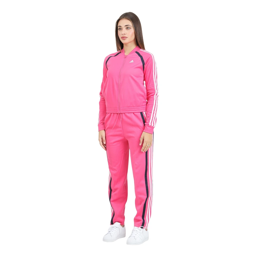 Adidas Sportieve Teamsport Fuchsia Jurk Pink Dames