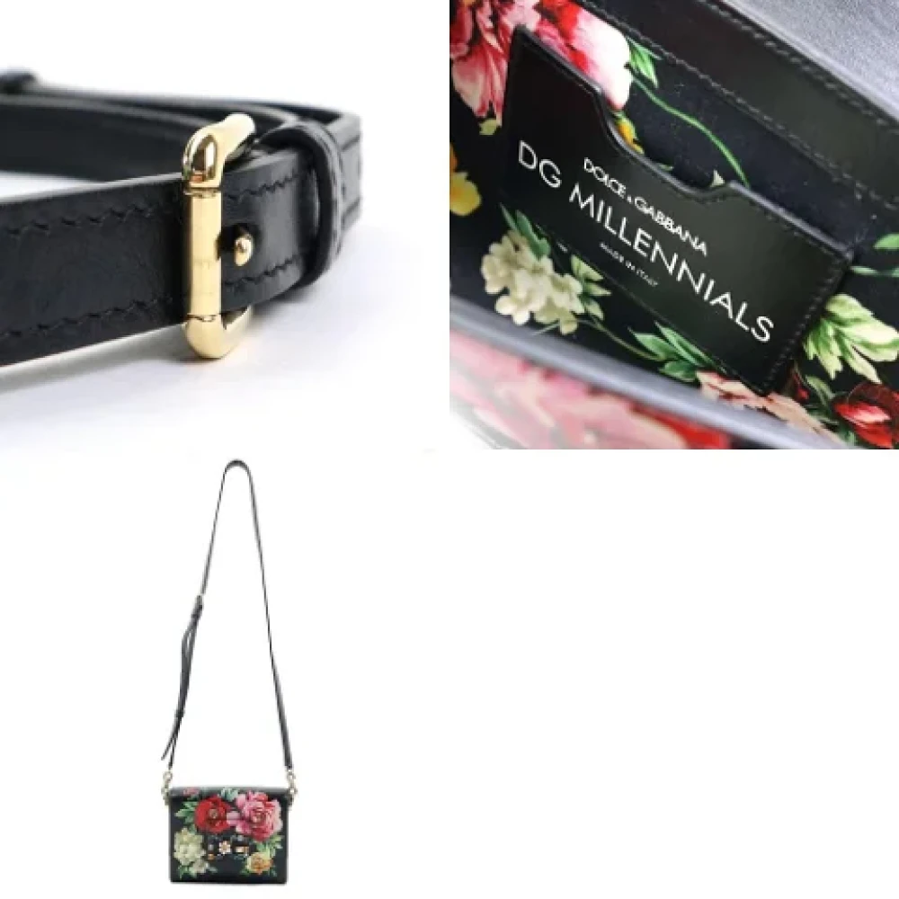 Dolce & Gabbana Pre-owned Leather shoulder-bags Black Dames