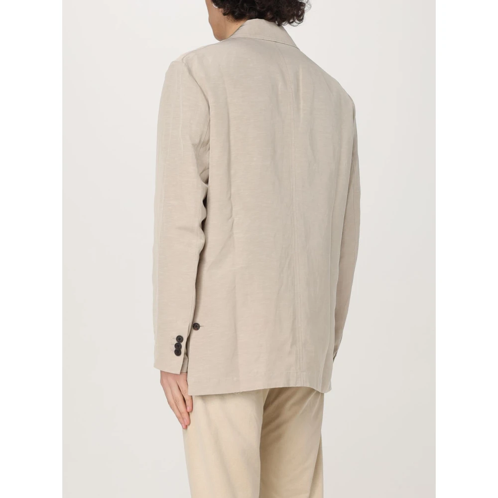 Emporio Armani Beige Herenjassen Beige Heren