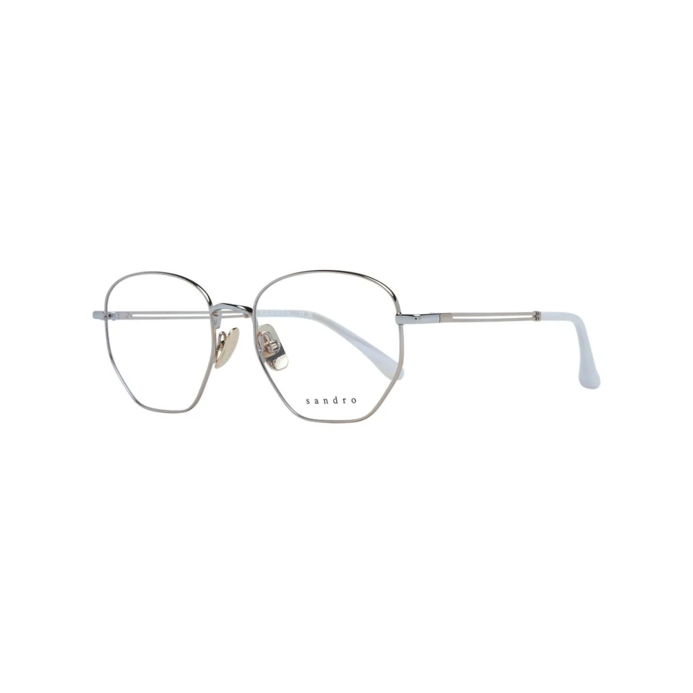 Sandro Women's Gray Round Metal Frame Glasses For