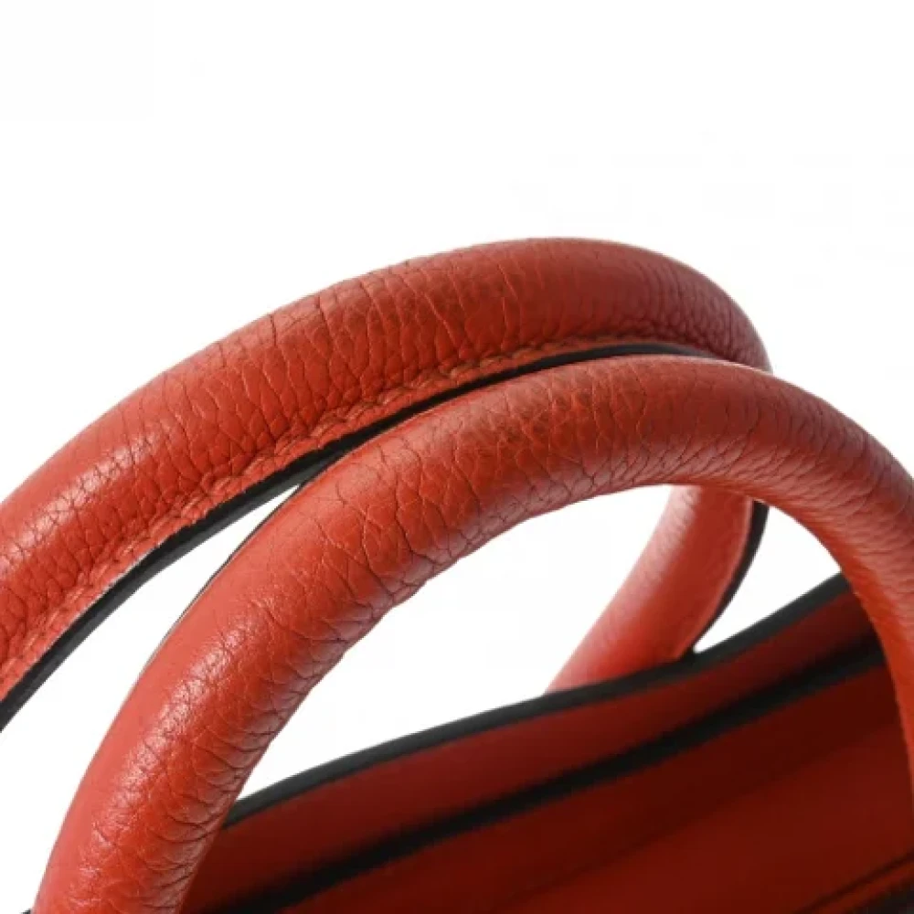 Celine Vintage Pre-owned Leather celine-bags Orange Dames