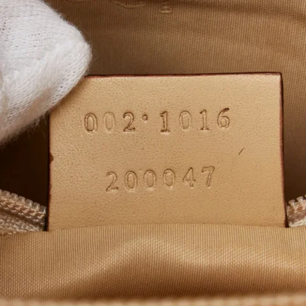 Gucci Vintage Pre-owned Leather gucci-bags Beige Dames