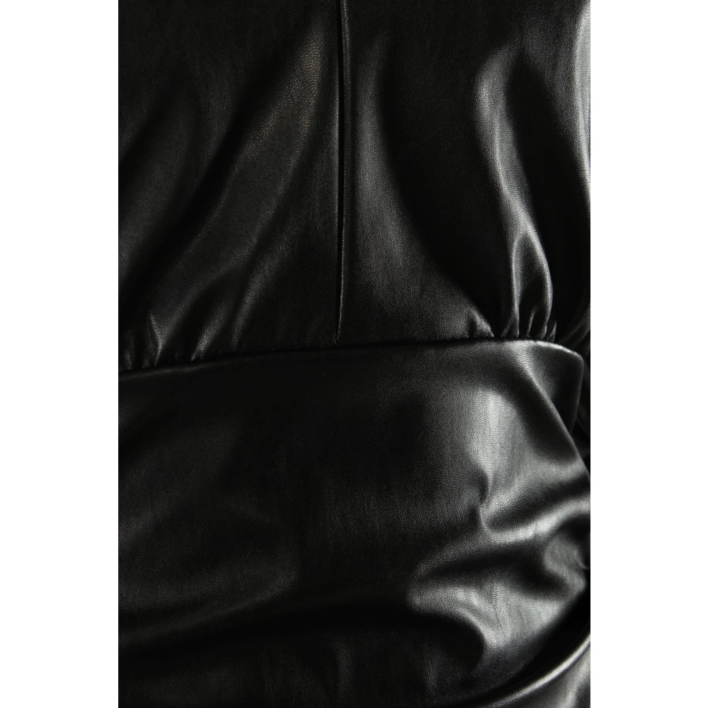 pinko Zwarte Jurk 100% Polyester Vrouwen Black Dames