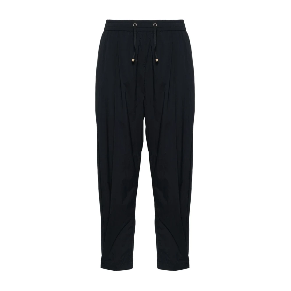 Herno Cropped Trousers Pantalone 9300 Black Dames