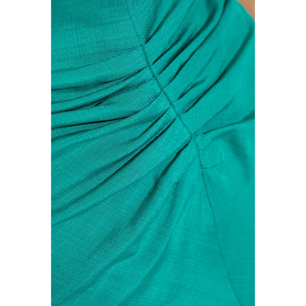 Victoria Beckham Gedrapeerde Jurk Green Dames