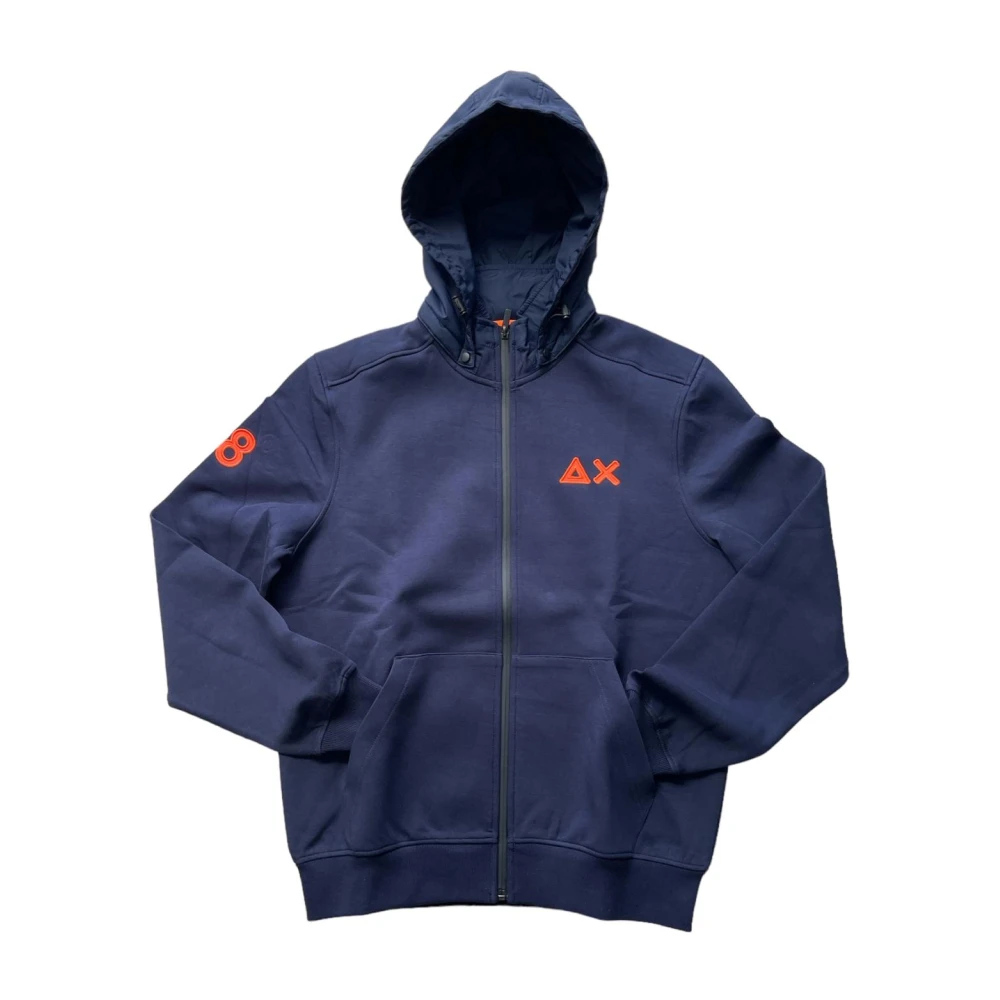 Sun68 Stijlvolle Sweatshirt voor Mannen Blue Heren